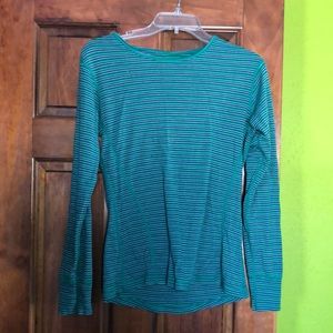 Bundle of two wool athletic shirts.